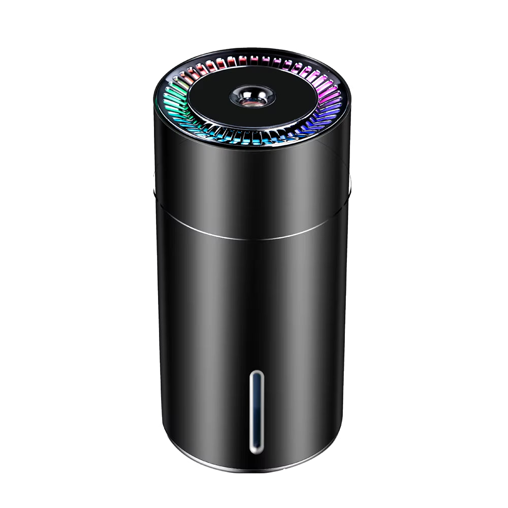 Humidifier Diffuser for Car - 260ML Small LED Light Aromatherapy Machine | Big Spray Air Humidification for Car, Home, Bedroom & Office