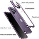 Double Glass Anti-Peep Privacy Magnetic Adsorption Case for iPhone 15/14/13/12 | Camera Lens Protection Cover