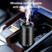 Humidifier Diffuser for Car - 260ML Small LED Light Aromatherapy Machine | Big Spray Air Humidification for Car, Home, Bedroom & Office