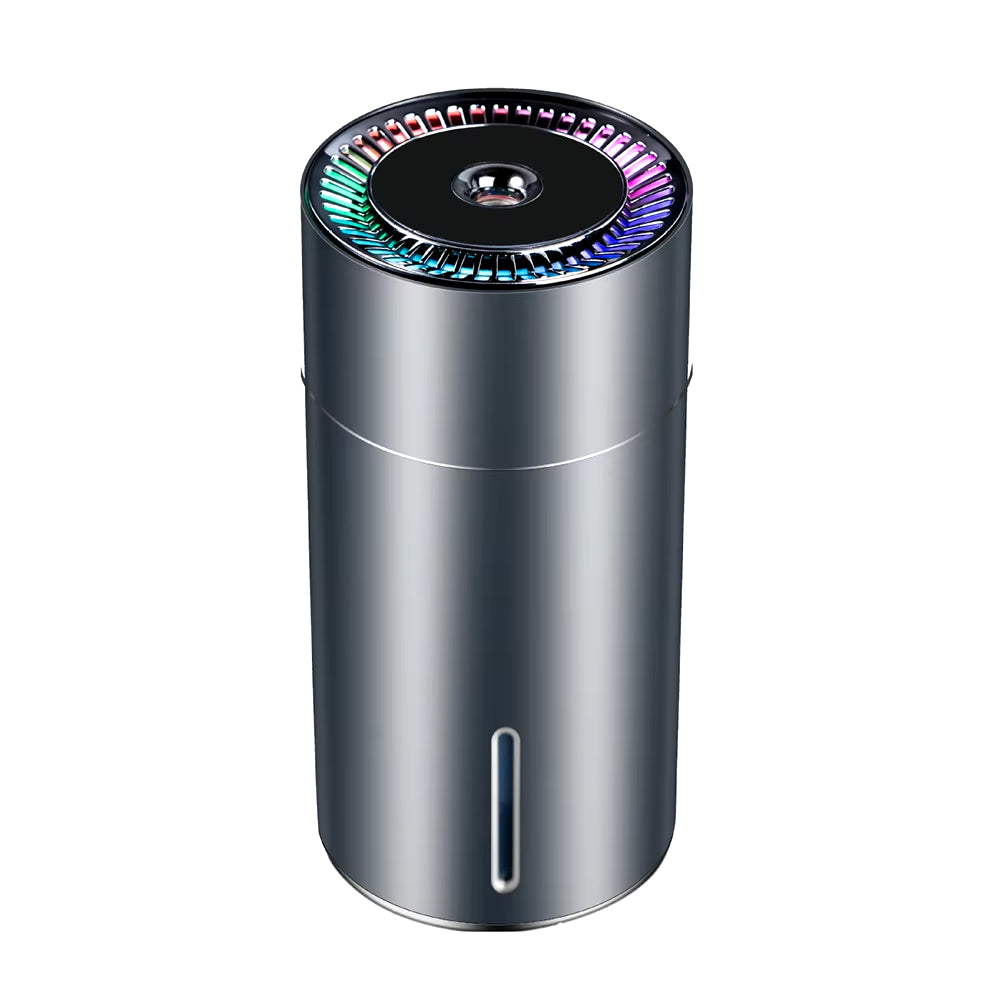 Humidifier Diffuser for Car - 260ML Small LED Light Aromatherapy Machine | Big Spray Air Humidification for Car, Home, Bedroom & Office